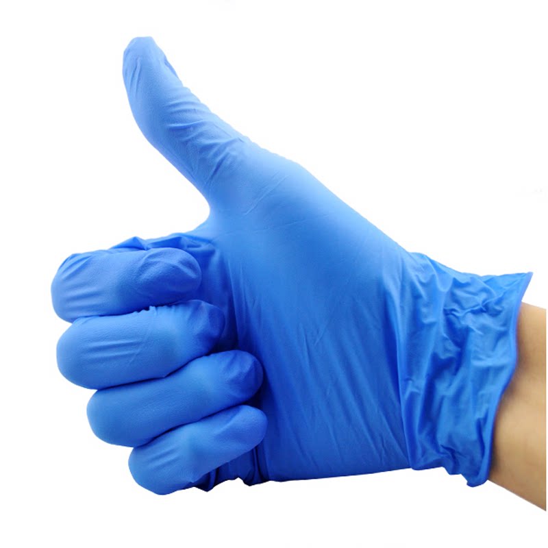 Disposable Nitrile Gloves Thickened Latex Steam Spray Paint Food Grade Kitchen Domestic Oil Proof Rubber 100 Only