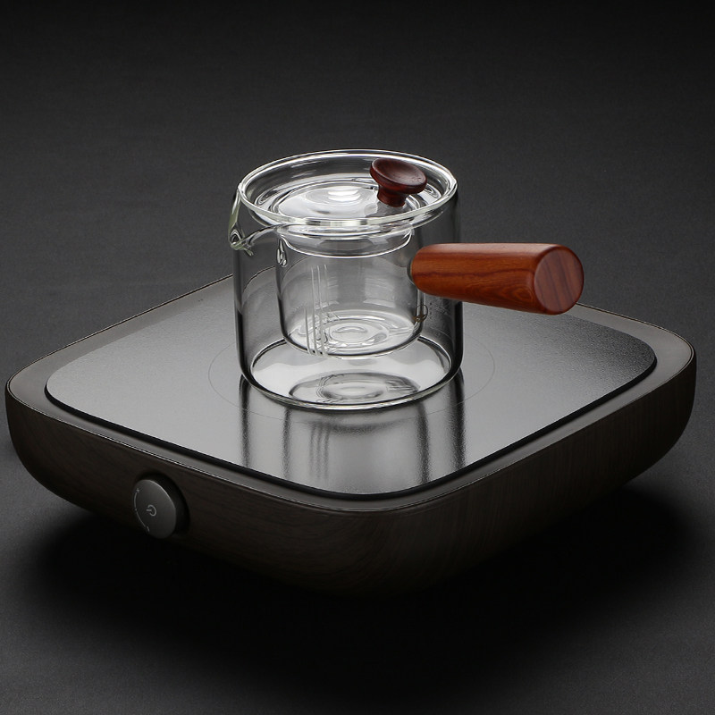 Fully automatic home cooking tea Black Tea Small Steam Cooking Teapot Glass Flower Tea Office Insulated Steam Teapot