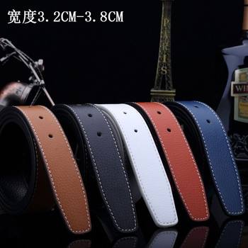 Belt strip headless single sale korean version smooth men's