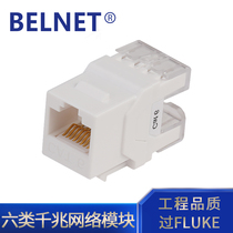 BELNET Six Gigabyte Non-Shielding Network Module CAT6 Network Flip Socket RJ45 Computer Information Module