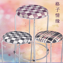 Restaurant chairs overlapping fashionable round stools stall stacking stools colorful fashionable round stools iron round stools sofa round stools