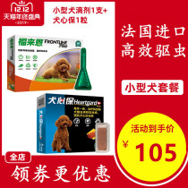 In Vivo and In Vitro anthelmintics small dogs Teddy Dogs remove flea lice ticks and ticks insecticidal drops