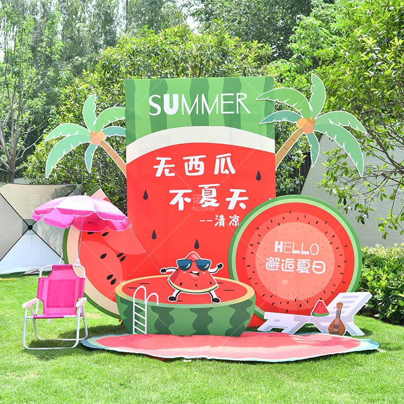 Summer Watermelon Fruit Theme Party Layout Shopping Mall Kindergarten Activities Birthday Party Photo Props Kt Board Summer Watermelon Fruit Theme Party Layout Shopping Mall Kindergarten Activities Birthday Party Photo Props Kt Board