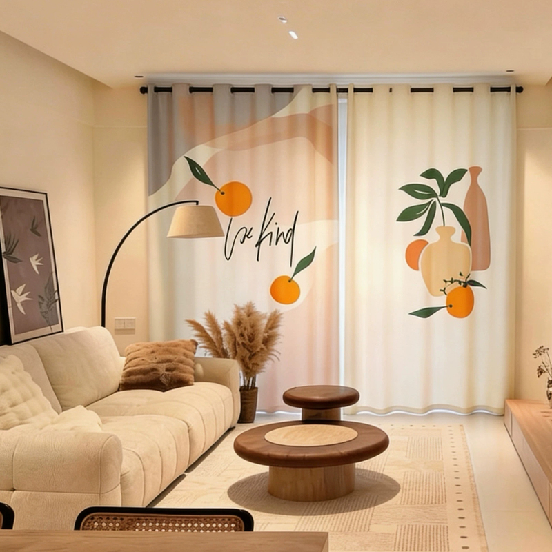 Trendy Nordic Minimalist Pastoral Light Luxury Japanese-Style Guesthouse Bedroom Living Room Children's Room Blackout Curtains for Bay Windows, No Drilling Required Trendy Nordic Minimalist Pastoral Light Luxury Japanese-Style Guesthouse Bedroom Living Room Children's Room Blackout Curtains for Bay Windows, No Drilling Required