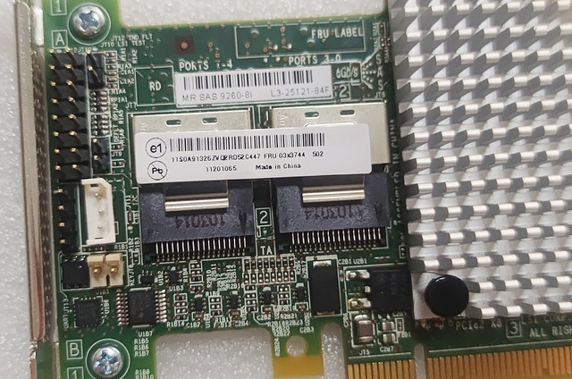 Lsi 9260-8I 9271-8I Array Card Sas Pci-E Raid5 Desktop Assembly Machine Sata Synology