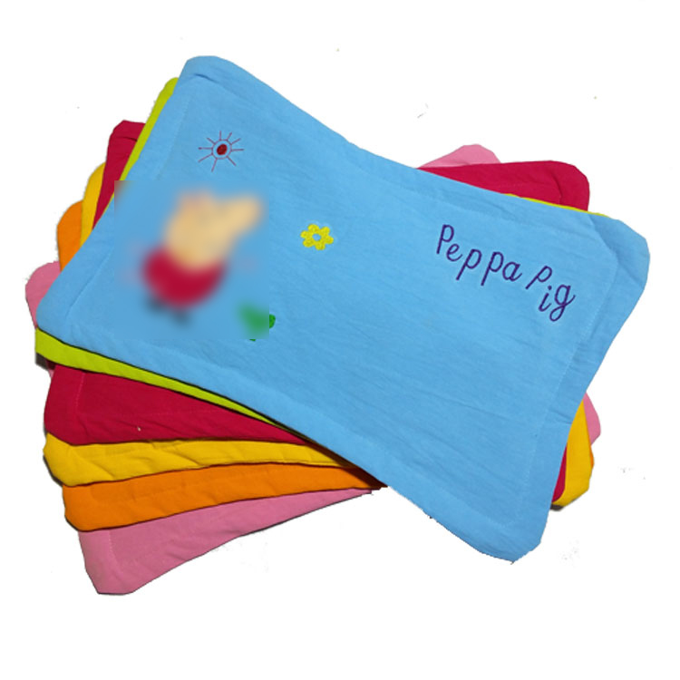 New piggy children's pillow 0-1-3-6 years old cotton kindergarten student pillow baby stereotyped cartoon pillow