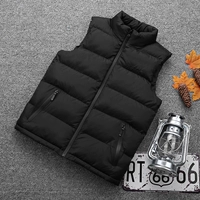 Mùa thu và mùa đông size lớn cho nam xuống vest cotton cộng với phân bón để tăng vest vai vest vest nam thanh lịch áo ba lỗ tập gym
