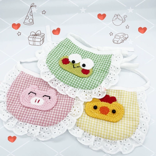 Брендовый шарф в форме цветка, слюнявчик, нагрудник