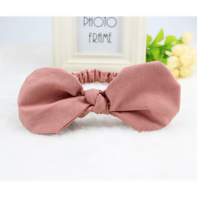 Enfants Mignon Oreilles De Lapin Star Noeud D'arc Chiffon Bande De Cheveux display picture 16