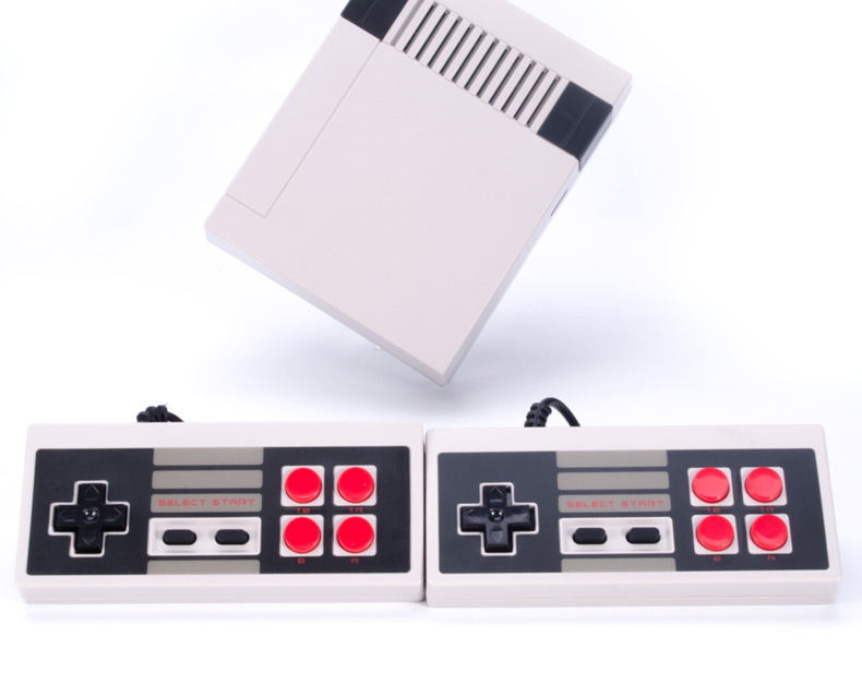 Bảng điều khiển trò chơi NES Nintendo phiên bản hoài cổ mini HDMI HD đỏ và máy đôi chiến đấu tích hợp sẵn 600 trò chơi - Kiểm soát trò chơi tay cầm pc