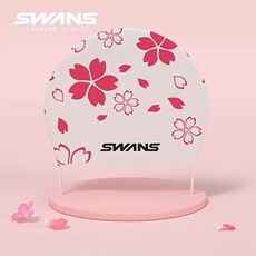 шапочка для плавания лебеди цветочный печать