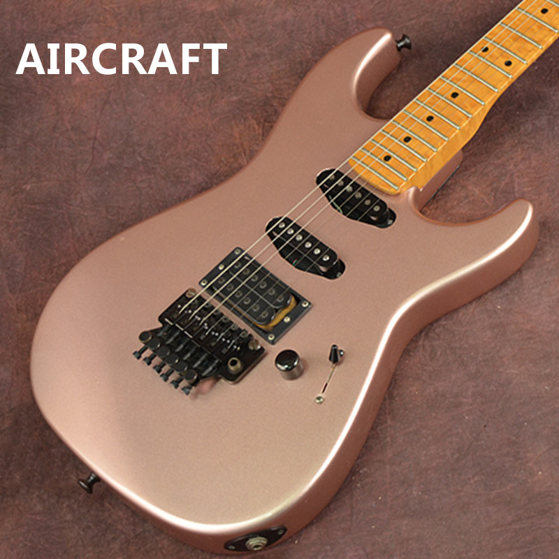 AIR CRAFT AC-5 Nissan handmade second-hand torch guitar small double shake active stone bridge musical instrument