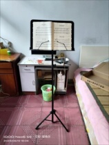 Thick diameter foldable liftable music stand guitar violin music stand guzheng erhu music table music stand