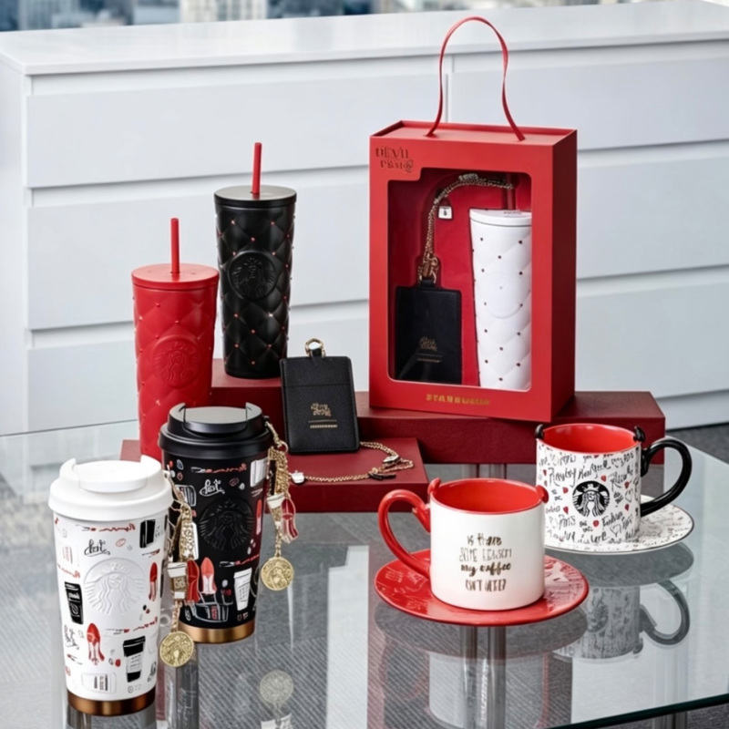 Starbucks Cup 2026 Prada Queen Collaboration Mug Stainless Steel Travel Straw Cup Starbucks Cup 2026 Prada Queen Collaboration Mug Stainless Steel Travel Straw Cup