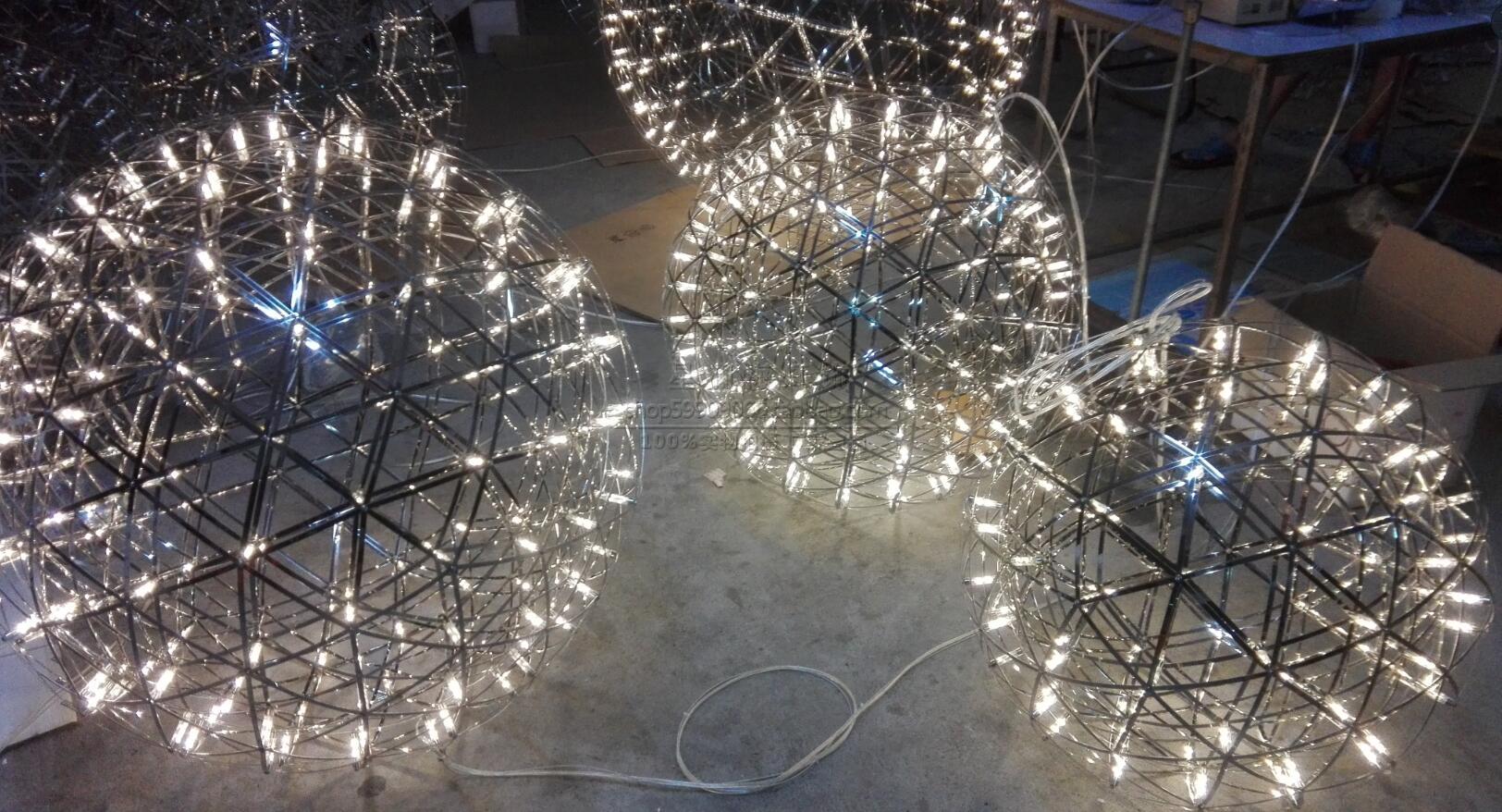 火花led煙火創意花火球吊燈滿天星圓球餐廳客廳酒店吊燈可定制 露天拍賣