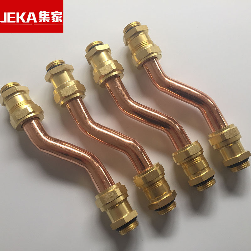 JEKA set home floor heating water distributor differential pressure bypass valve Floor heating valve and water separator end connection