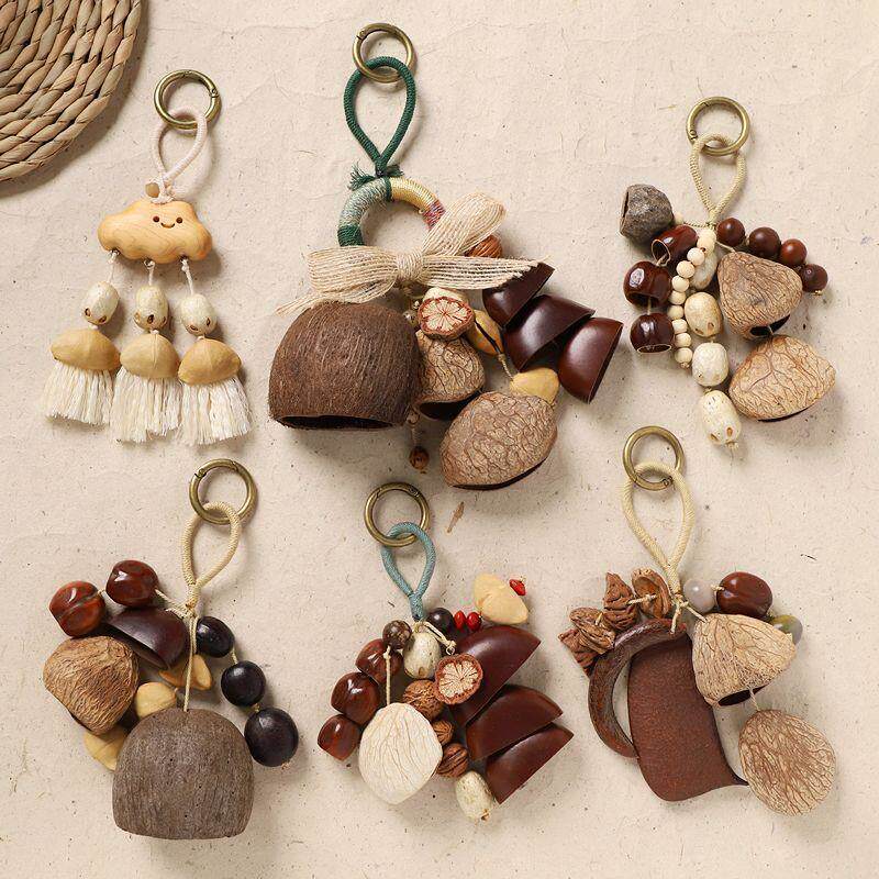 Cute Fruit Shell Wind Chimes, Yunnan Bean Pod Dolls, Finished Handmade Gifts, Small Pendants, Practical Birthday Gifts for Women Cute Fruit Shell Wind Chimes, Yunnan Bean Pod Dolls, Finished Handmade Gifts, Small Pendants, Practical Birthday Gifts for Women