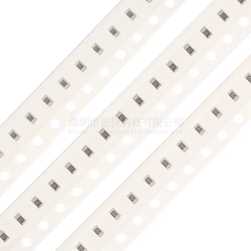 0603 Серия резисторов чипа 0R1K2.2K3.3K4.7K5.1K10K100K1M22M Точность ± 5%