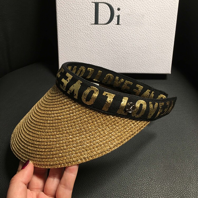 Women's summer hats, straw hats for face protection and sun protection, fashionable open-top versatile hats, letter casual cool hats, trendy detail image 11