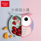 Стульчик для кормления, мультяшная детская обеденная тарелка для кормления, посуда, набор