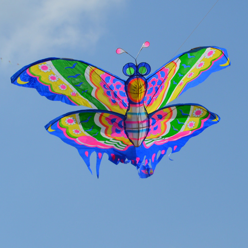 Weifang kite traditional craft Bamboo skeleton Butterfly eagle goldfish ornamental decoration exhibition can release flying tools