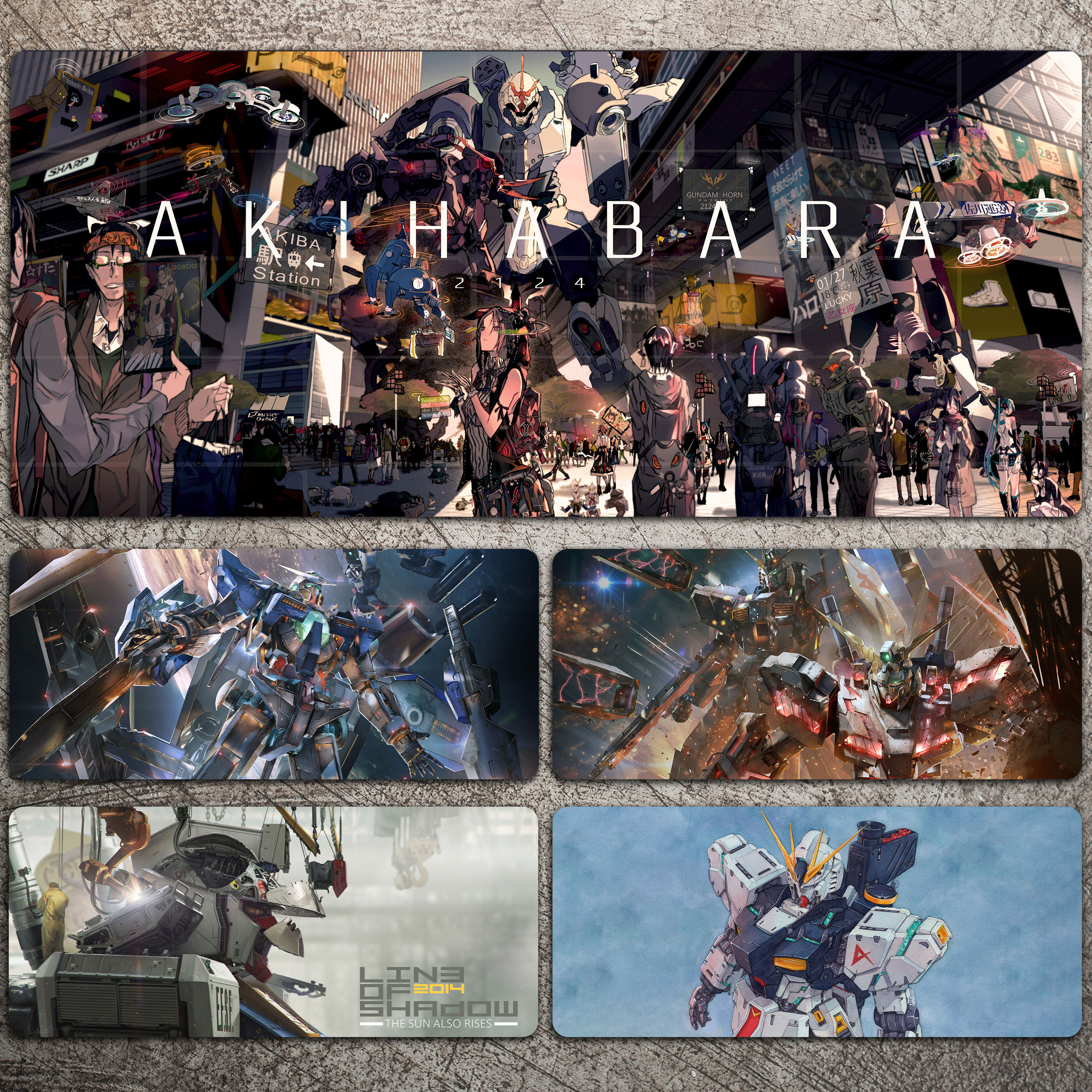 Steel Bullet Gundam RX-78-2 Mobile Suit Gundam Slider Mat Oversized Keyboard Mat Table Mat