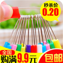 Xinjiang baby maternity supplies large safety pin newborn baby diaper pin cartoon color bundle