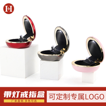 Creative led with lamp courting wedding ring box upscale wedding diamond ring box Jewelry Packaging Box to Ring Box Necklace Box