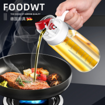German glass oil jug Automatic opening and closing anti-leakage kitchen Home Oil Bottle Oil Bottle Oil sauce Vinegar Jug Seasoning Bottle Oil Bottle