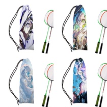New anime two-dimensional illustration Miku Hatsune printed badminton girdle shoulder protective cover high-looking and portable