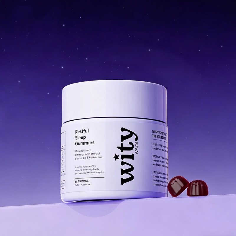 wityways洛神月褪黑素睡眠软糖进口褪黑素安瓶助失眠氨基丁酸官方