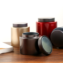  Large sealed tea cans sealed cans tea packaging boxes empty boxes iron boxes one or two tin cans half a kilogram of tea barrels