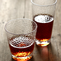 Hammer Tattoo Water Glass Home Thick Bottom Green Tea Cups Beer Whisky Cold Drinks Juice Cups Transparent Glass Cups Milk Tea Cups