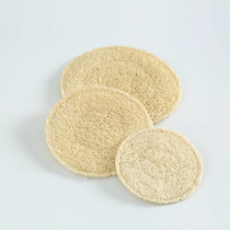 Nine craftsmen day style handmade natural silk melon nourishing pot cushion heat insulation water absorbing cup cushion util tea with spare parts