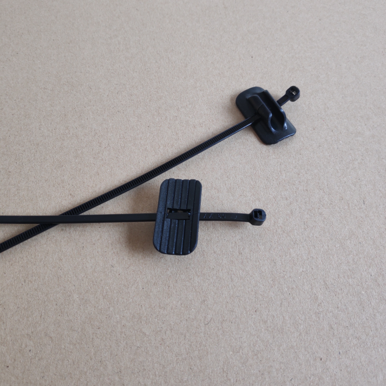 Bicycle DIY line tube fixed seat Tie brake oil pipe cross - wire plastic cross - line plastic 3M backrubber base