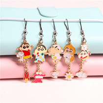 Cute Wax Pen Little New Little White Dog Mobile Phone Pendants Rope Pendant Men Schoolgirl Lovers Adornment Gifts Super Cute