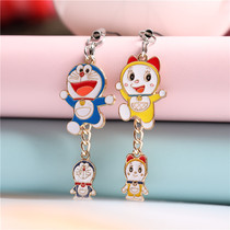 Cute new machine cat Doraemon A dream mobile phone pendant rope pendant male female student lovers adornment gift Meng