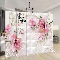 Modern Chinese screen partition folding screen porch bedroom tea house living room folding screen partition can be customized removable