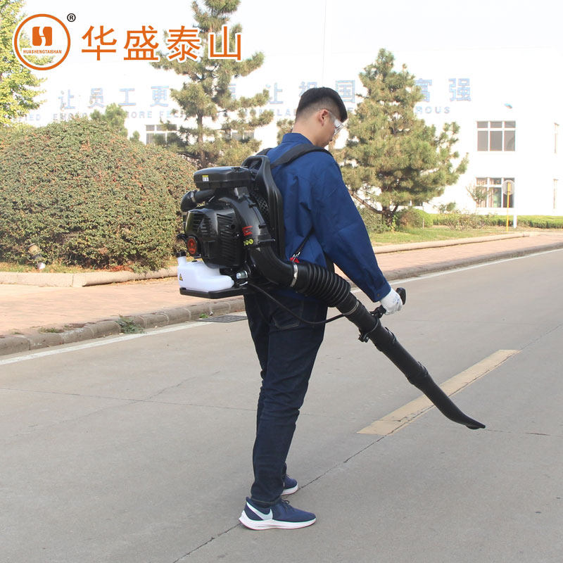 Shandong Husheng 8800 Burden Type Greenhouse Blow Snow Machine High Power Wind Extinguishing Road Hairdryer Blowing Date Machine