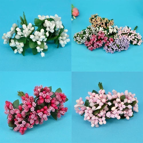 Заявление с чистями цветочных материалов.