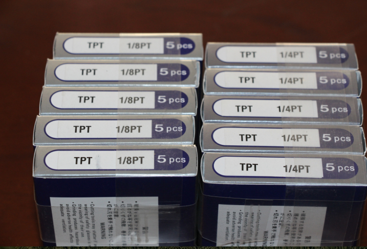 Taiwan TOSG works with screw tapping NPT1 8-27 1 4-18 3 8-18 3 4-14NPT Diagonal tooth screw tapping