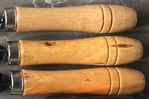 Solid wood handle Flat blade Triangular blade Willow blade semicircular blade handle Accessories Tool Wooden handle