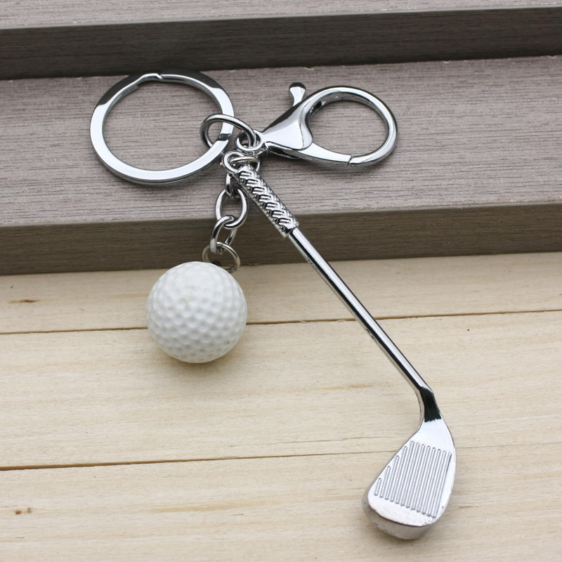 Cute Mini Golf Key Buckle Pendant Boutique (With Globe and Ball) Hanging Accessories Sport Series Small Gifts