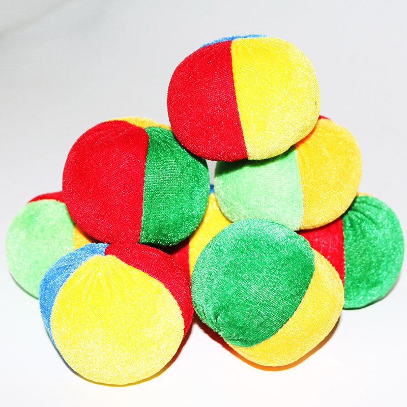 Kindergarten toys, primary school students, children's sandbags, soft sand bags, rice husks, hand-made sandbags