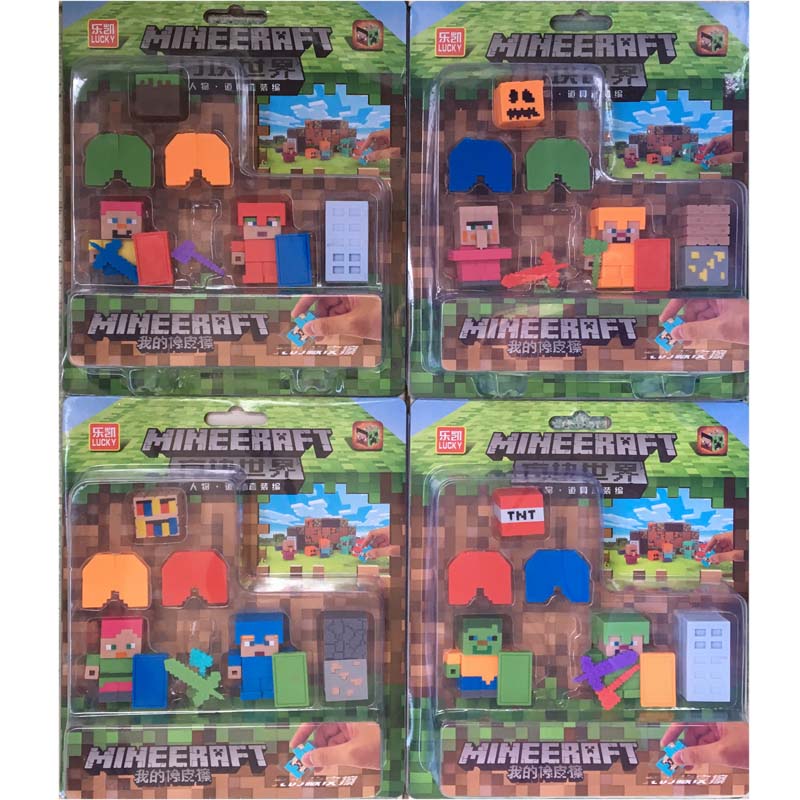 New product my world doll rubber square prop set block can assemble DIY student creativity