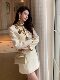 Hollin Rich Girl Style Dress Set for Women, Spring and Autumn 2025 New Model, Light Luxury and High-End Two-Piece Set