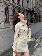 Hollinna Stylish Outdoor Trench Coat Suit Dress for Women, Spring and Autumn, Modern Fashion, High-End Feel, Petite Two-Piece Set