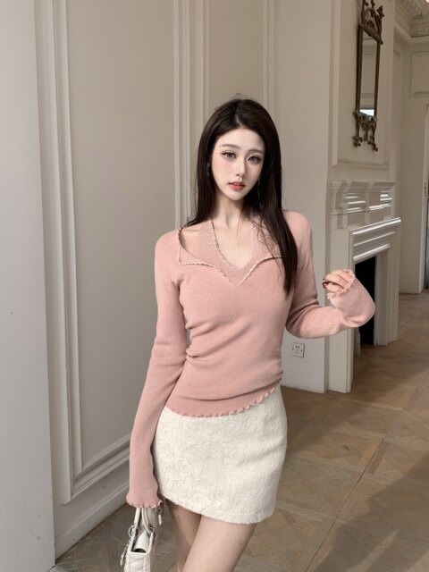 Hollinna Small Fragrance Style High-Waisted Skirt for Women, Spring and Autumn 2025 New Model, Fairy-Like Elegant and High-End A-Line Short Skirt