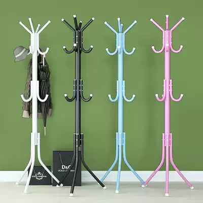 Simple hanger Floor clothes rack Bedroom coat rack Hanging clothes rack Household hanger Economical hanging bag rack