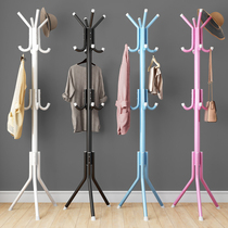 Bedroom hanger Floor-to-ceiling simple creative coat rack Fashion Wrought iron hanger Modern simple clothes rack